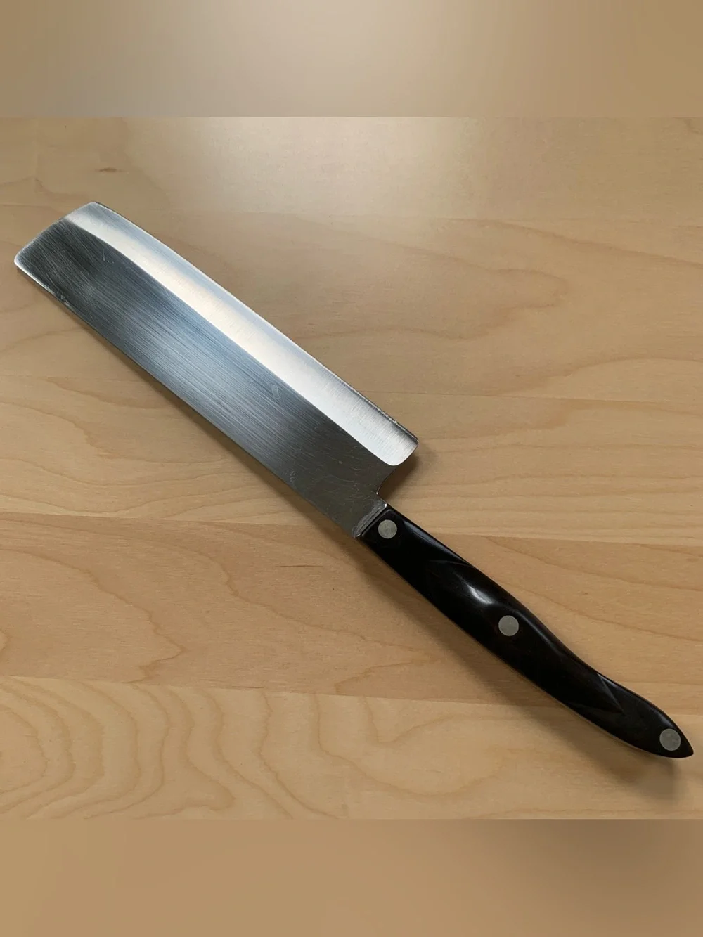 CUTCO 1735 Vegetable Cleaver Knife Classic Black Handle
